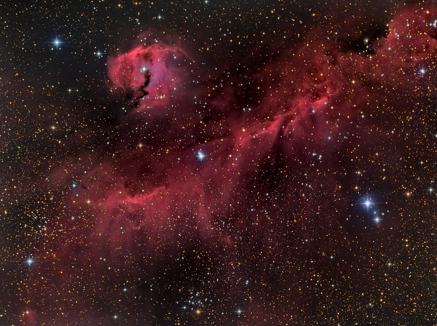 Seagull Nebula with BRC 27